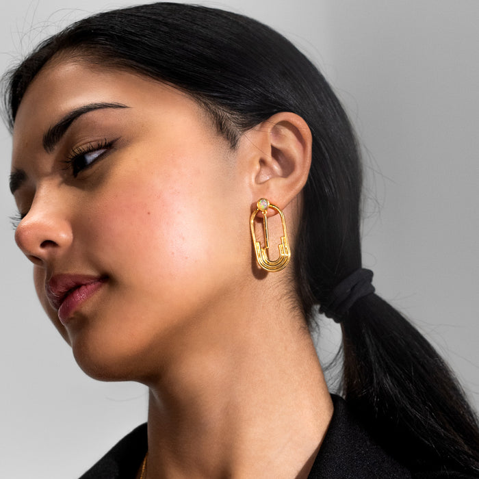 Anneaux Opal Drop Earrings