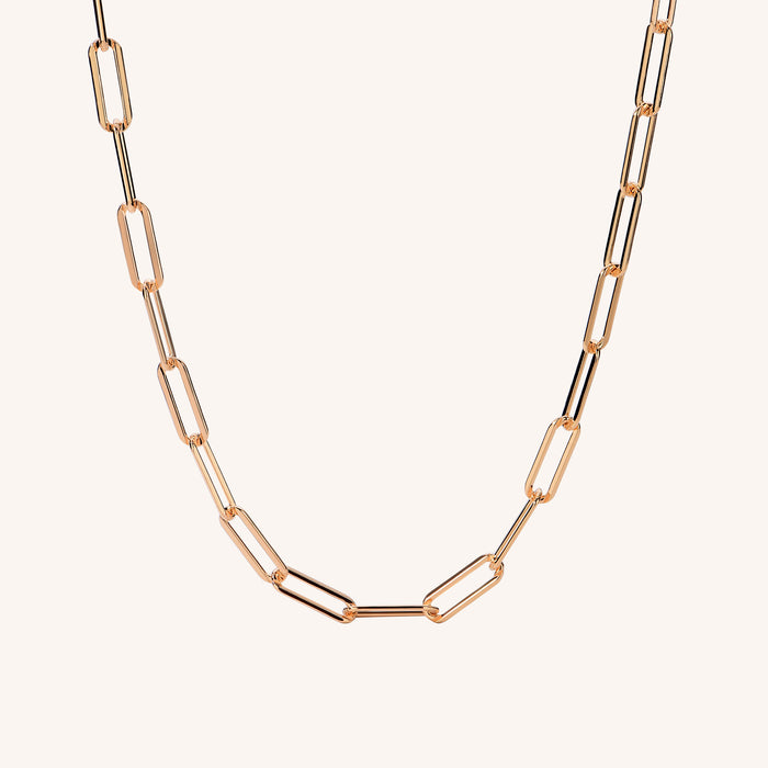 Bold Paperclip Chain Necklace