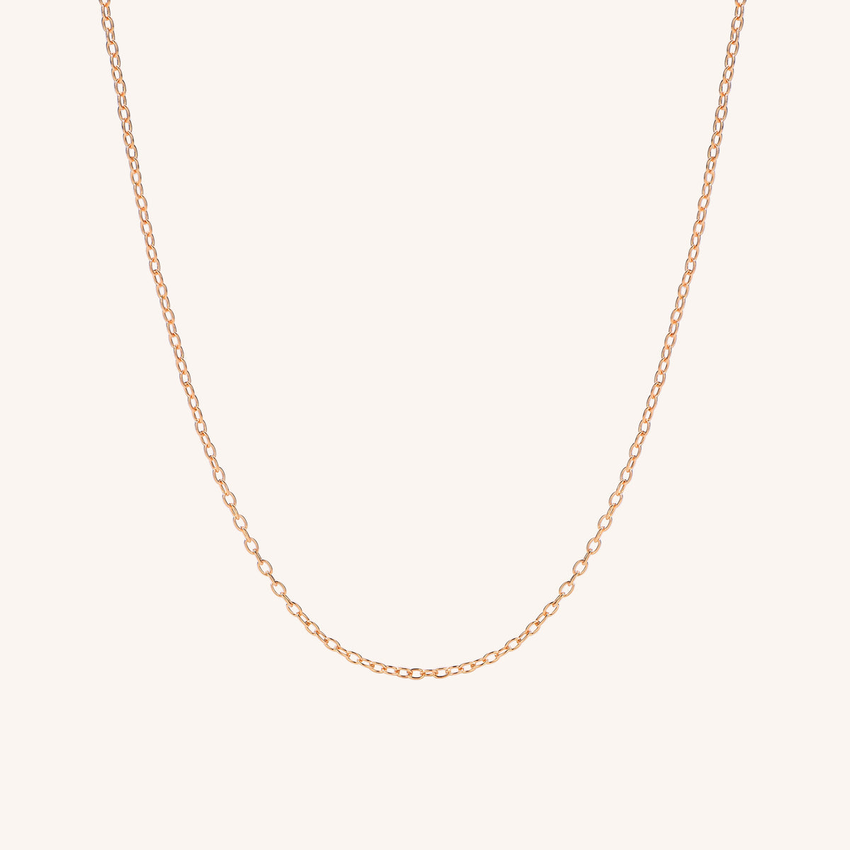 Fine Cable Chain Necklace