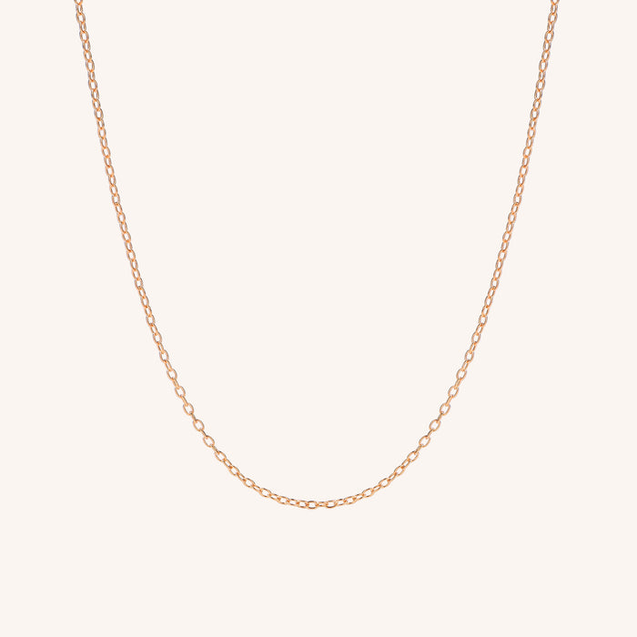 Fine Cable Chain Necklace