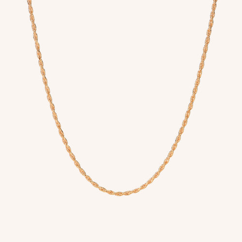 Fine Rope Chain Necklace