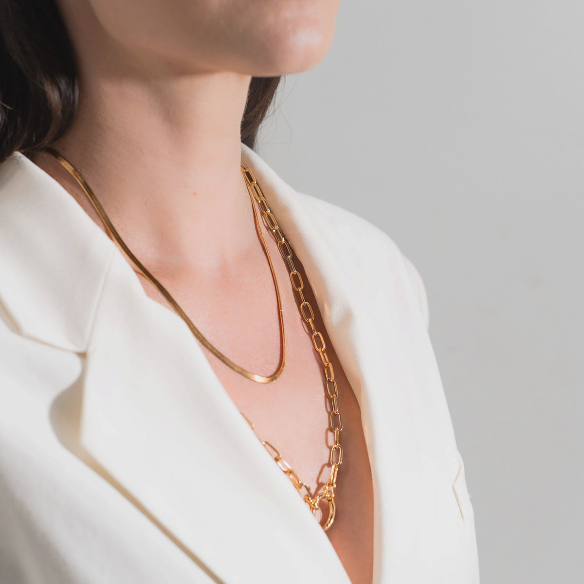 Herringbone Chain Necklace